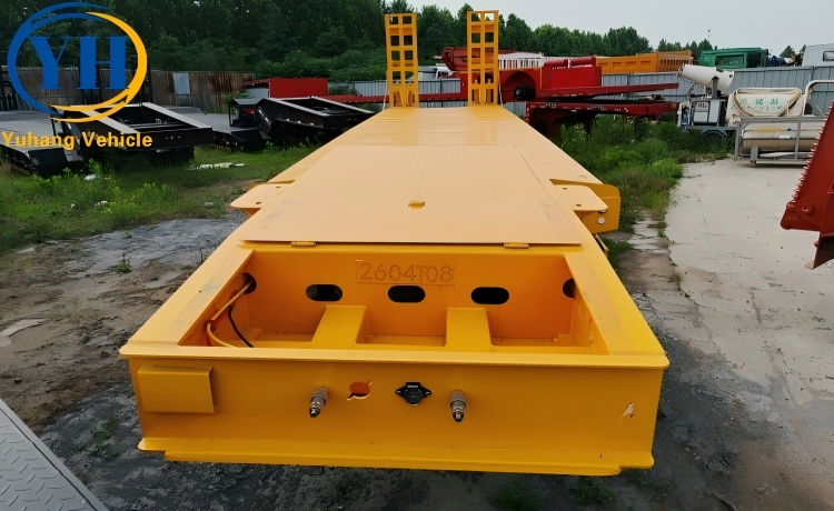 3 Axle Low Loader Trailer will be shipped to Zambia-YUHANG VEHICLE 3 Axle Low Loader Trailer will be shipped to Zambia-YUHANG VEHICLE