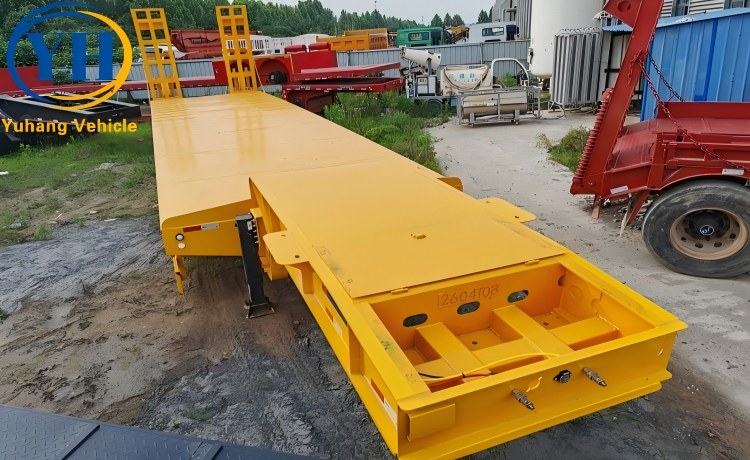 3 Axle Low Loader Trailer will be shipped to Zambia-YUHANG VEHICLE 3 Axle Low Loader Trailer will be shipped to Zambia-YUHANG VEHICLE
