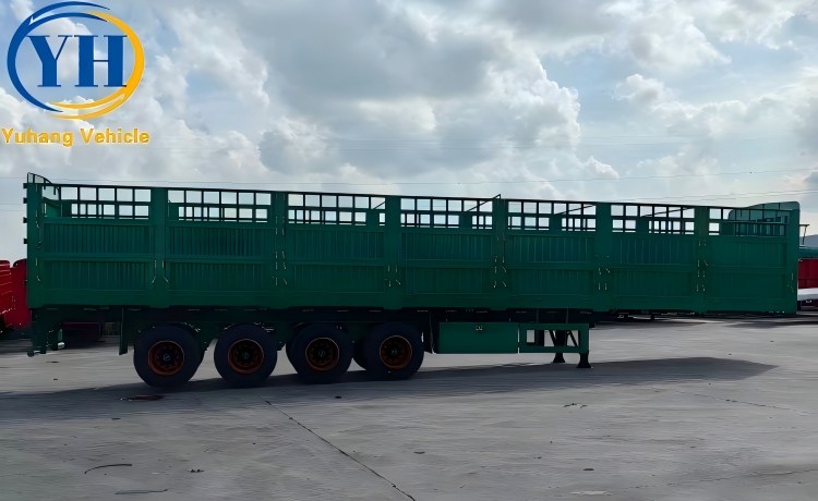 Yuhang 4 Axle Stake Semi Trailer will be sent to Senegal-YUHANG VEHICLE Yuhang 4 Axle Stake Semi Trailer will be sent to Senegal-YUHANG VEHICLE