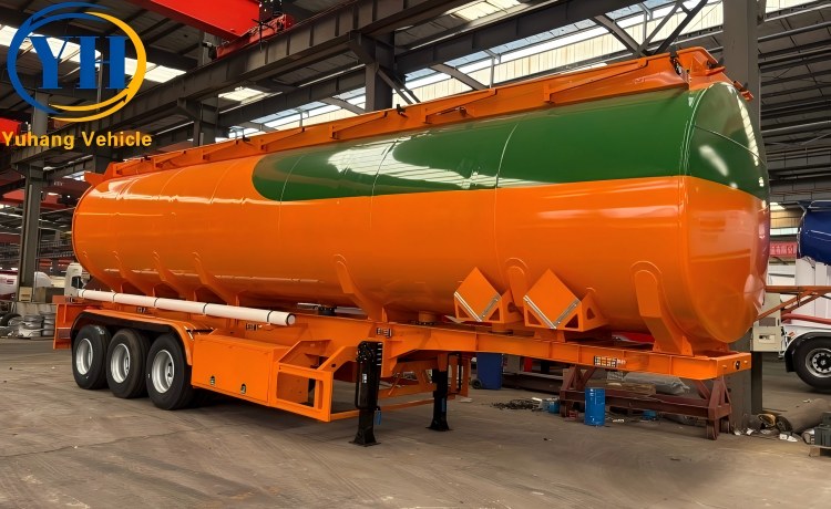 40000 Litre Petrol Tanker Trailer will be sent to Uganda-YUHANG VEHICLE 40000 Litre Petrol Tanker Trailer will be sent to Uganda-YUHANG VEHICLE