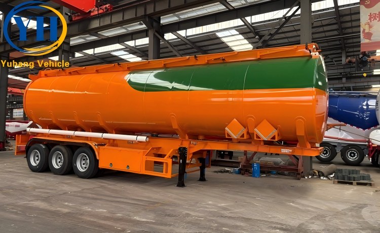 40000 Litre Petrol Tanker Trailer will be sent to Uganda-YUHANG VEHICLE 40000 Litre Petrol Tanker Trailer will be sent to Uganda-YUHANG VEHICLE
