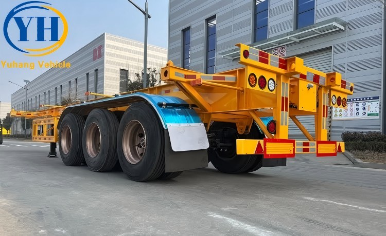 40Ft Container Chassis Trailer is ready to be shipped to Zimbabwe-YUHANG VEHICLE 40Ft Container Chassis Trailer is ready to be shipped to Zimbabwe-YUHANG VEHICLE