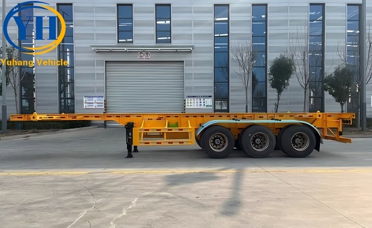 40Ft Container Chassis Trailer is ready to be shipped to Zimbabwe-YUHANG VEHICLE 40Ft Container Chassis Trailer is ready to be shipped to Zimbabwe-YUHANG VEHICLE