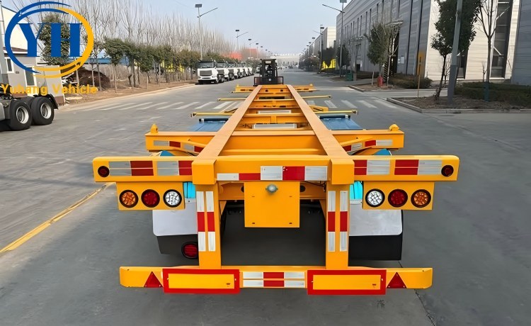 40Ft Container Chassis Trailer is ready to be shipped to Zimbabwe-YUHANG VEHICLE 40Ft Container Chassis Trailer is ready to be shipped to Zimbabwe-YUHANG VEHICLE