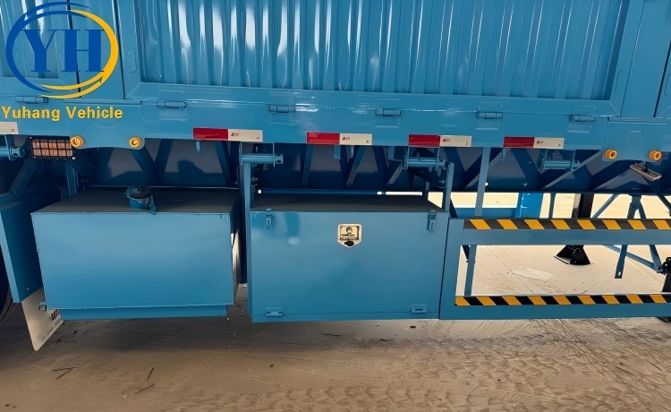 80 Ton Dropside Trailer will be sent to Tanzania-YUHANG VEHICLE 80 Ton Dropside Trailer will be sent to Tanzania-YUHANG VEHICLE
