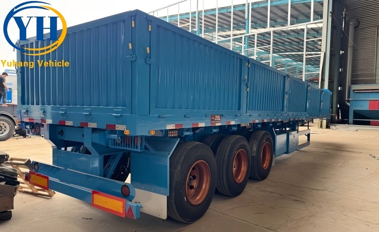 80 Ton Dropside Trailer will be sent to Tanzania-YUHANG VEHICLE 80 Ton Dropside Trailer will be sent to Tanzania-YUHANG VEHICLE