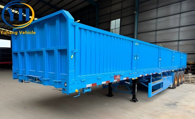 80 Ton Dropside Trailer will be sent to Tanzania-YUHANG VEHICLE 80 Ton Dropside Trailer will be sent to Tanzania-YUHANG VEHICLE