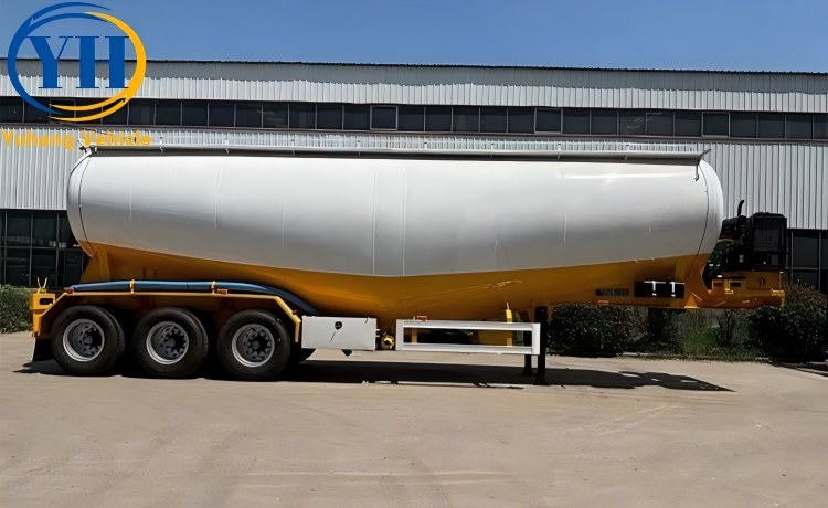 New 50CBM Silo Semi Trailer wil be shipped to UAE-YUHANG VEHICLE New 50CBM Silo Semi Trailer wil be shipped to UAE-YUHANG VEHICLE